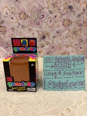 Schylling Nee Doh - Orange- Gumdrop - Super Solid Squish- NIB